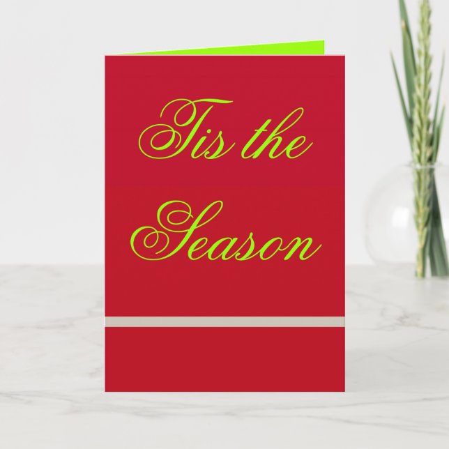 Tis the Season Holiday Card (Front)