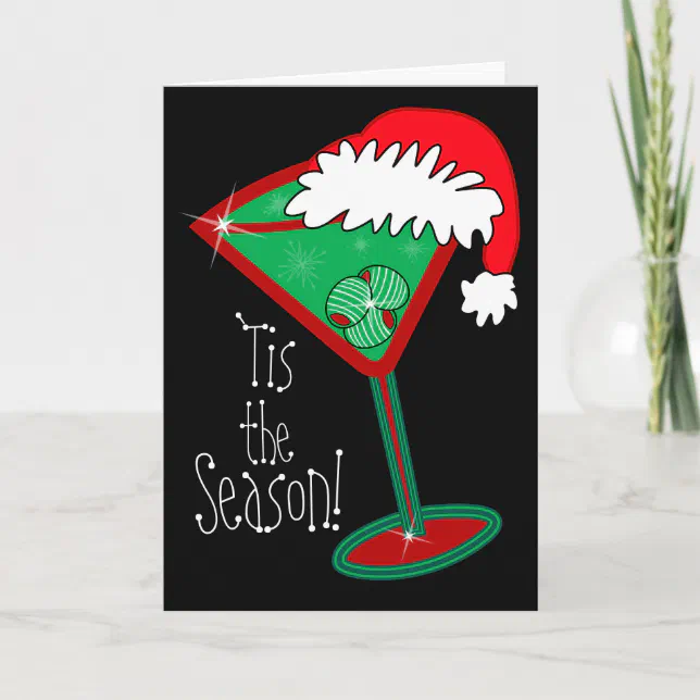 Biglietto di Natale Tis The Season Baubles / Illustrazione