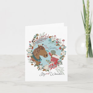 'Tis the Season Holiday Greeting Or Letterpress Thank You Card