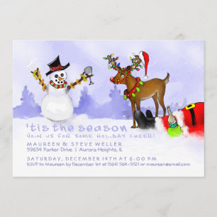 Tis the Season Holiday Invitation - Party Fun
