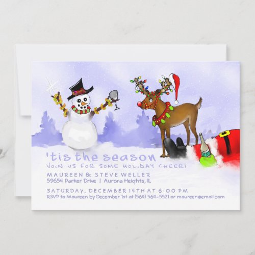 Tis the Season Holiday Invitation _ Party Fun