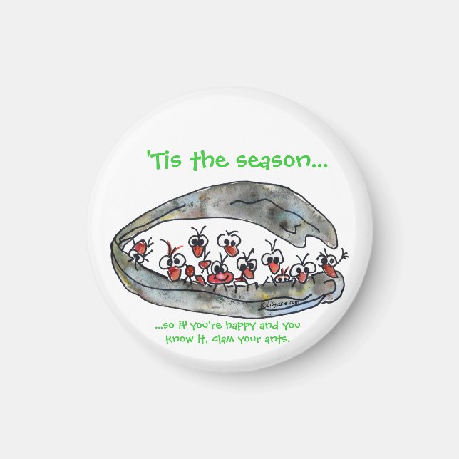 'Tis the season Holiday Magnet (Front)