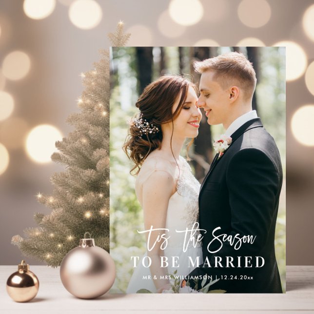 TIS THE SEASON | holiday wedding announcement (Creator Uploaded)