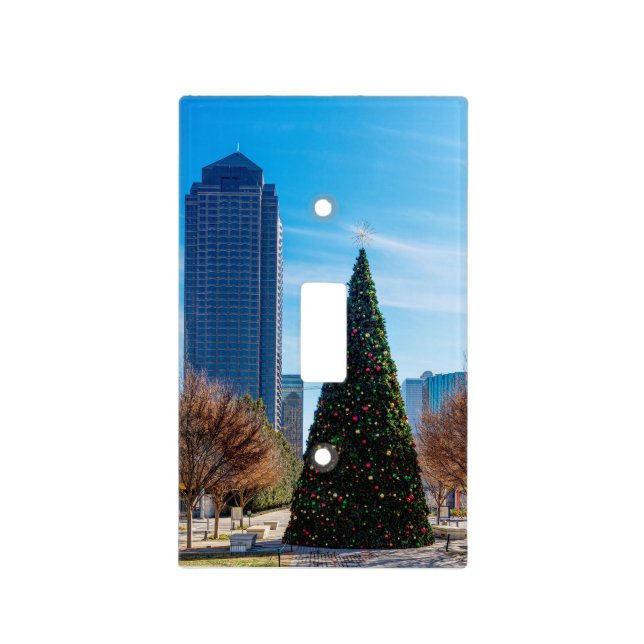 Tis The Season In Dallas Light Switch Cover (Front)