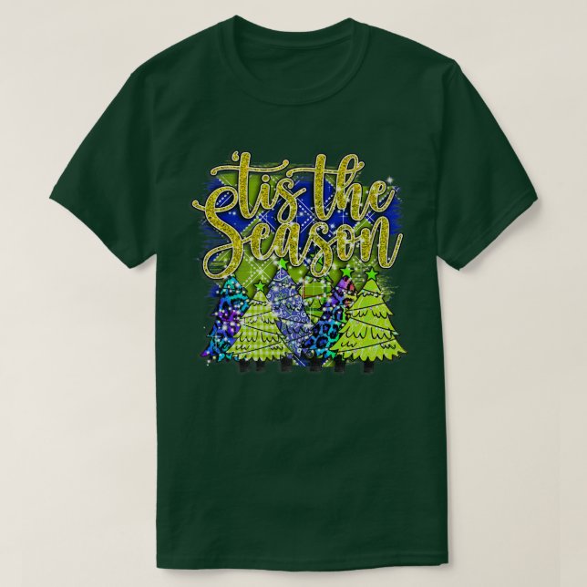 Tis The Season Jesus Christmas Santa Holiday Famil T-Shirt (Design Front)