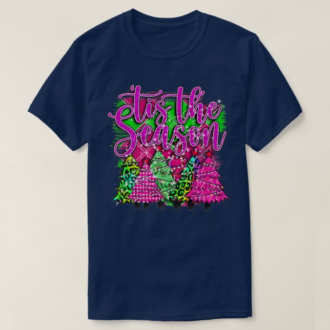 Tis The Season Jesus Christmas Santa Holiday Famil T-Shirt (Design Front)