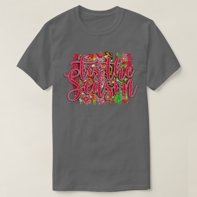 Tis The Season Jesus Christmas Santa Holiday Famil T-Shirt (Design Front)