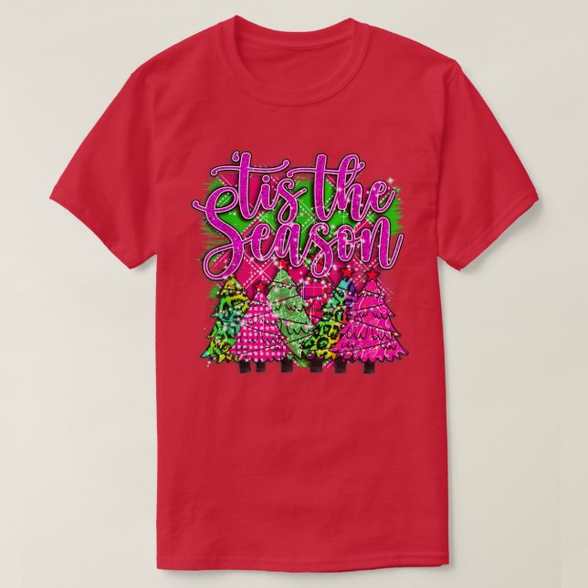 Tis The Season Jesus Christmas Santa Holiday Famil T-Shirt (Design Front)