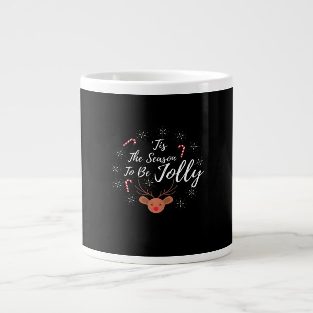 Tis The Season Jolly Giant Coffee Mug (Front)