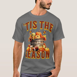 Tis The Season  Latte Pumpkin Halloween Fall Seaso T-Shirt