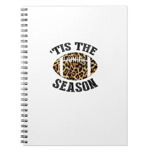 Tis The Season Leopard Football Season Game Day Notebook