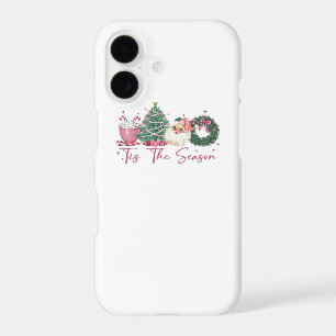 Tis The Season Merry Christmas Cute Xmas Coffee Ch iPhone 17 Case