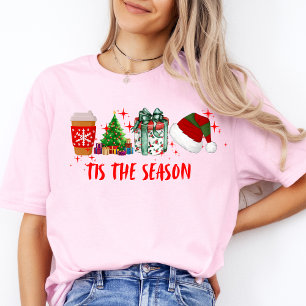 Tis The Season Merry Christmas Womens Cute T-Shirt