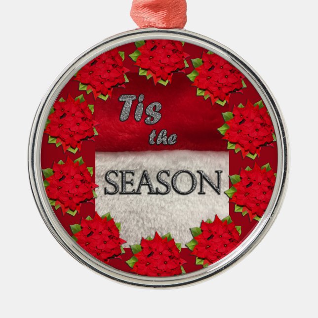 Tis the Season Metal Ornament (Front)