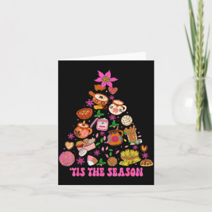 Tis The Season Mexican Christmas Tree Tamales Pan Card