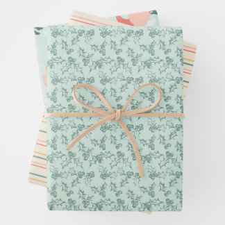 'Tis The Season Mix Wrapping Paper Sheets