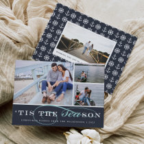 Tis the Season | Nautical Holiday Photo  Card