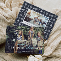 Tis the Season | Nautical Holiday Photo  Card