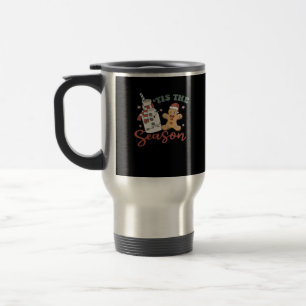 Tis The Season New Years Funny Christmas Travel Mug