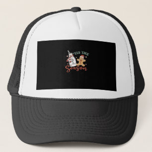 Tis The Season New Years Funny Christmas Trucker Hat