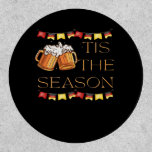 Tis The Season Oktoberfest Fun Beer Festival Fall  Patch