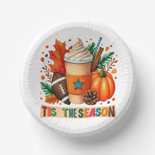 Tis the Season   Paper Bowls (Front)