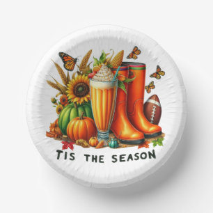 Tis the Season Paper Bowls