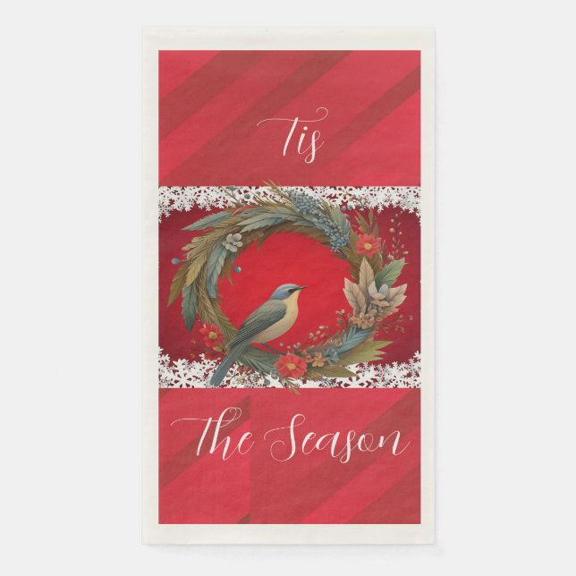 Tis the Season Paper Guest Towel (Front)