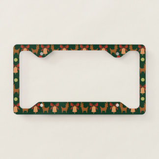 Tis the Season Pattern License Plate Frame
