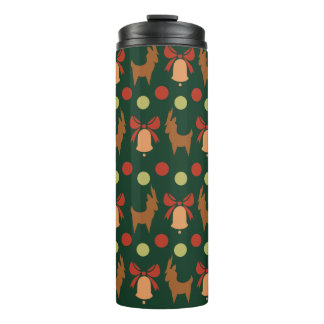 Tis the Season Pattern Thermal Tumbler