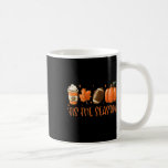 Tis The Season Pumpkin Leaf Latte Fall Thanksgivin Coffee Mug