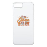 Tis The Season Pumpkin Leaf Latte Football Creativ iPhone 8/7 Case