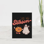 Tis The Season Pumpkin Spice Fall Autumn Boo Hallo Card