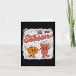 Tis The Season Pumpkin Spice Fall Autumn Halloween Card