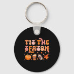 Tis The Season Pumpkin Spice Fall Season Women Gir Keychain