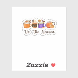 Tis The Season Pumpkin Spice Sticker