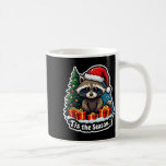 Tis The Season Racoon Christmas Tree Festive Xmas  Coffee Mug