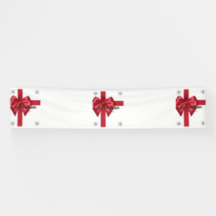 Tis The Season Red 2.5x12 Vinyl Banner