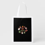 Tis The Season Retro Classic Grocery Bag