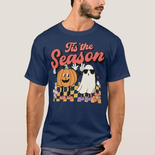 Tis The Season Retro Halloween T_Shirt