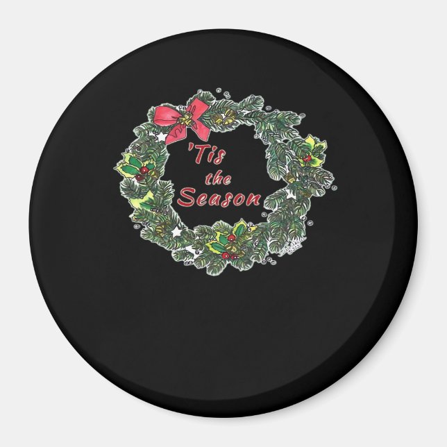 Tis The Season Shadowed Magnet (Front)