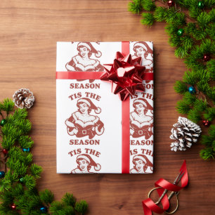 Tis The Season Snarky Christmas Sarcastic Funny Wrapping Paper
