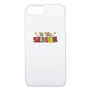 Tis The Season Softball Christmas Softball Player  iPhone 8/7 Case