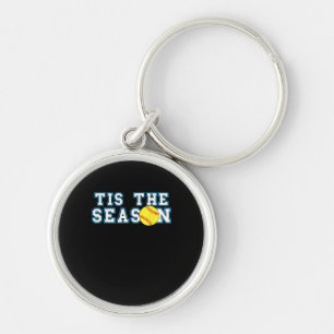 Tis The Season Softball Coach Creative Casual Keychain