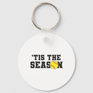 Tis The Season Softll Player Keychain