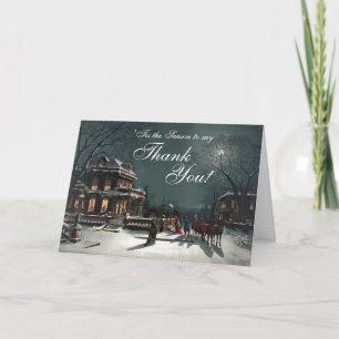 Tis the Season Thank You Business Holiday Card
