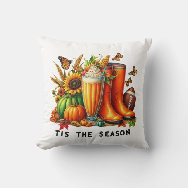 Tis the Season  Throw Pillow (Front)