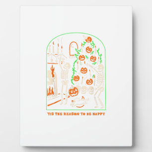 Tis The Season To Be Creepy Halloween Plaque