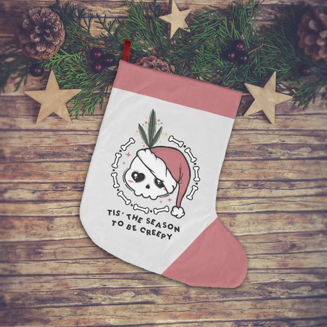 Tis' The Season To Be Creepy Large Christmas Stocking (Creator Uploaded)