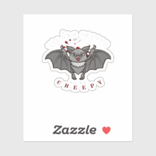 Tis The Season To Be Creepy Sticker